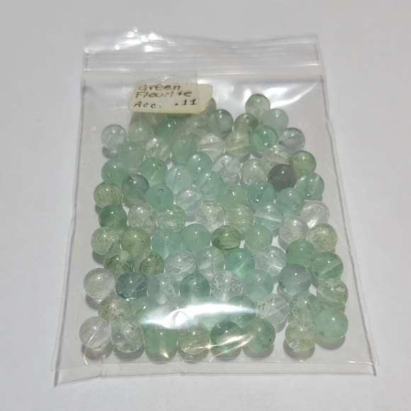 DESTASH Green Fluorite beads - Picture 3 of 3